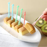 مجموعة شوك فاكهة مكونة من 50 قطعة