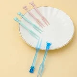 مجموعة شوك فاكهة مكونة من 50 قطعة